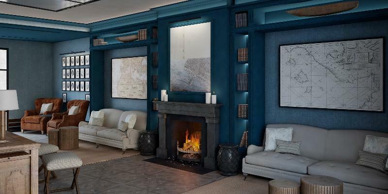 Hotel Antigua Palma - Casa Noble エクステリア 写真 A fireplace in a living room